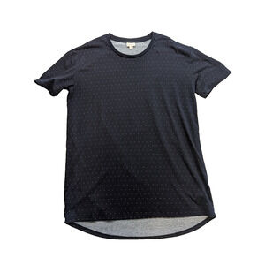 lularoe navy polka dot tee shirt size L